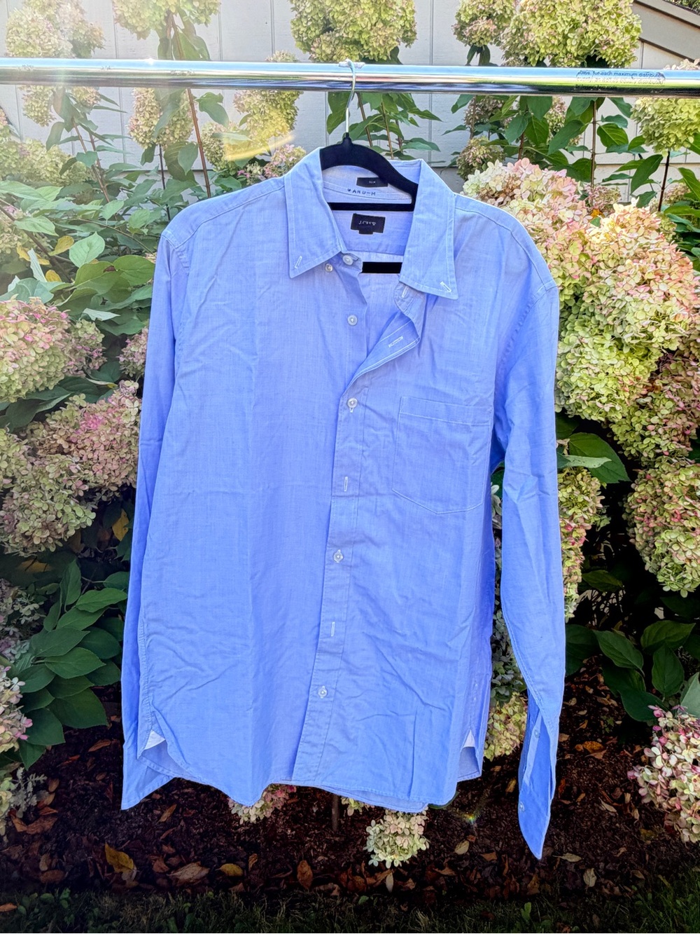 J. Crew Sky Blue Button-Down Dress Shirt